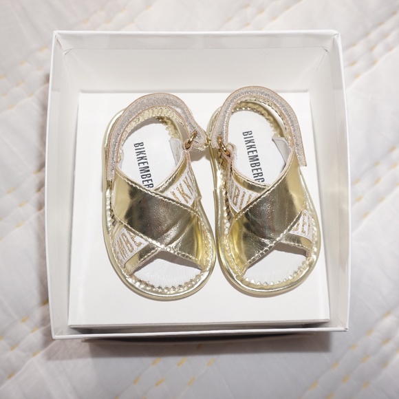 My First Bikkembergs Baby Soccer Sandal Glow Gold EU 17 - Picture 6 of 6
